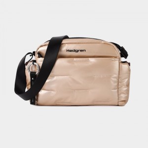 Hedgren Cozy Women's Shoulder Bags Beige | SZX5588EE
